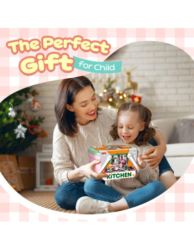 Set de Juguetes de Cocina PALYSOM para Niños 3-6 Años