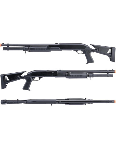 Escopeta Airsoft CYMA M3 Tri-disparo Culata Retráctil 2.5kg