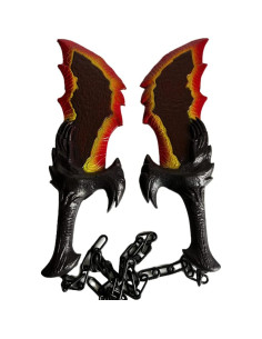Espadas de Caos Kratos damdos - 2 Piezas 45 cm Cosplay 2