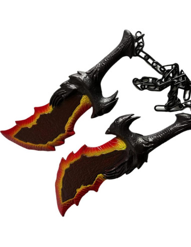 Espadas de Caos Kratos damdos - 2 Piezas 45 cm Cosplay