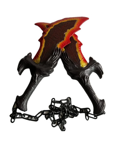 Espadas de Caos Kratos damdos - 2 Piezas 45 cm Cosplay