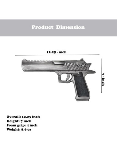 Réplica de espuma Desert Eagle LALAPORT 31.1 cm Gris