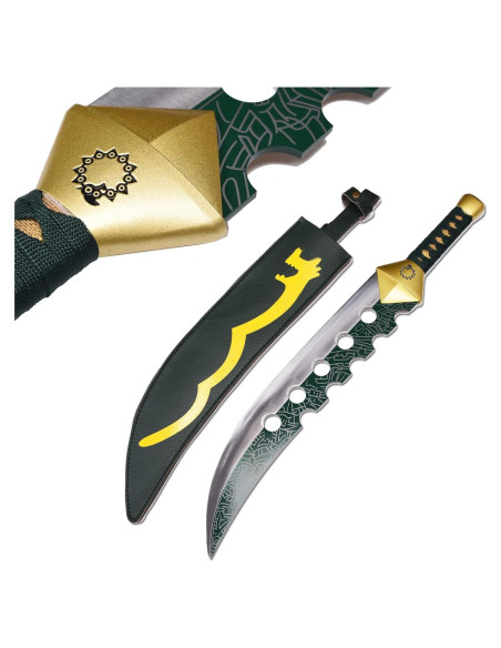 Espada de Cosplay Ziqing Lostvayne Meliodas 73.91cm Acero Inoxidable