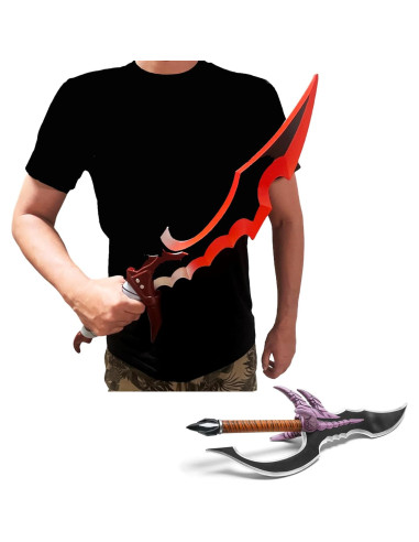 Conjunto de Espadas de Espuma LALAPORT 66 cm para Cosplay
