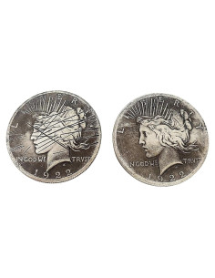 Moneda de Dos Caras ASVP Shop - Réplica de Batman con Rasguño