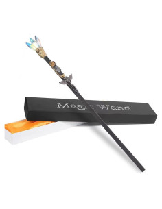 Varita Mágica de Cristal Bubbmi 32cm para Disfraces