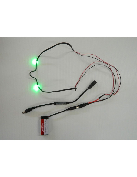 Gafas LED para Disfraz Halloween Dead Head Prop - Efectos Múltiples