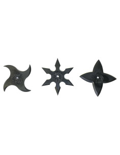 Shuriken de Goma para Cosplay Ninja 3 Pcs SK3PC Japón