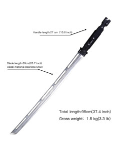 Espada de Cosplay Hawkeye Ronin Espada Fort 94cm Acero Inoxidable 2
