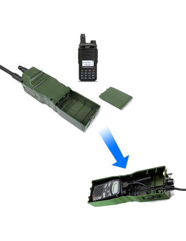 Funda de Radio Falsa Lwuey 23x7cm para Cosplay y Exhibición