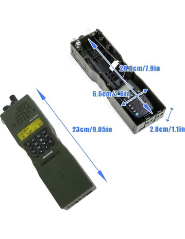 Funda de Radio Falsa Lwuey 23x7cm para Cosplay y Exhibición