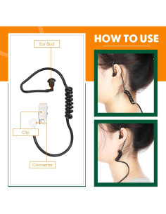 Auriculares de Seguridad Konohan 15 Piezas para Cosplay Negro 2