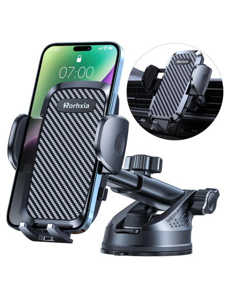 Soporte para Teléfono Rorhxia 3-en-1 Ajustable para Coche