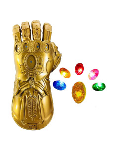 Guantelete de Thanos PVC con LED desmontable - Cosplay Halloween