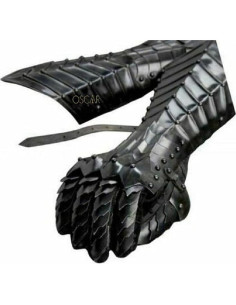 Guantes de Acero Nazgul | Armadura Medieval 38 cm 2