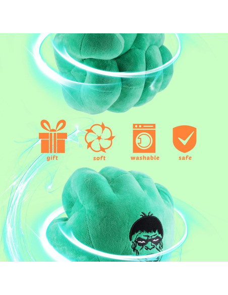 Guantes de Disfraz de Superhéroe Hulk - Regalo para Niños Guantes de Disfraz de Superhéroe Hulk - Regalo para Niños