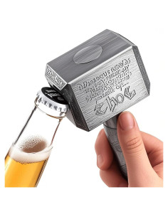 Abrebotellas Automático Martillo VEADOOLLY Acero Inoxidable Plata