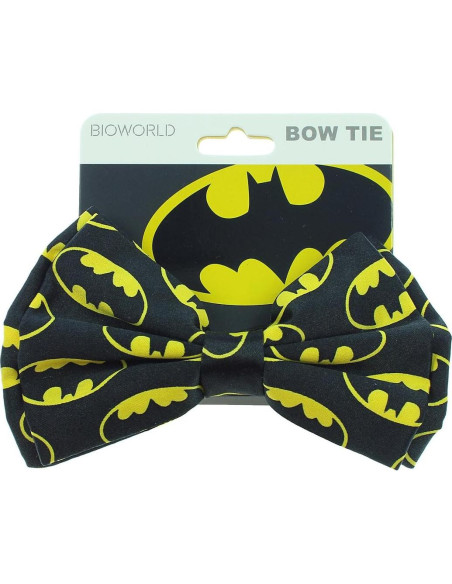 Corbata de moño Batman DC Comics con estampado clásico