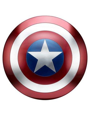 Escudo de Metal Capitán América 1:1 47.6cm Cosplay Halloween