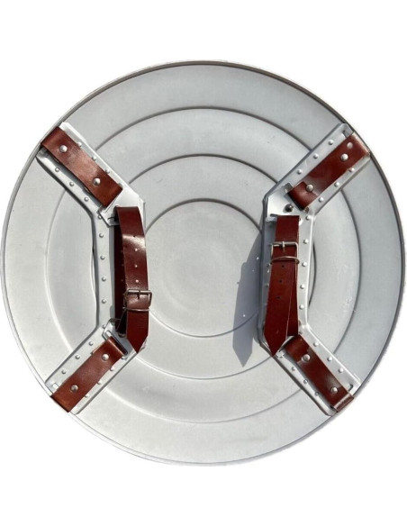 Escudo de Metal Vintage Capitán América 60.96 cm Hecho a Mano