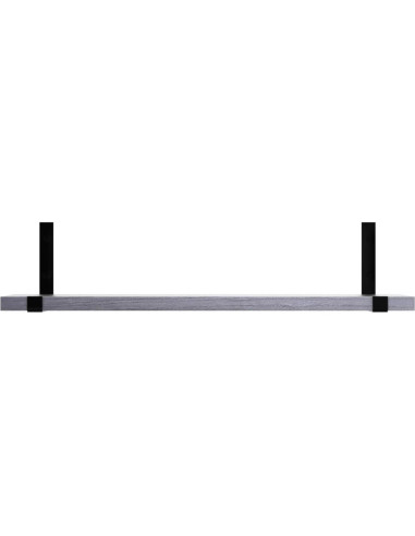 Estantes flotantes Fixwal de 5 piezas en madera gris 40x12 cm