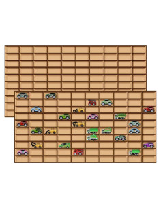 Estante de Madera para Autos de Juguete Menkxi - 2 Pcs 220 Autos