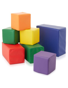 Bloques de Construcción de Espuma Casafield - Juego 7 Piezas