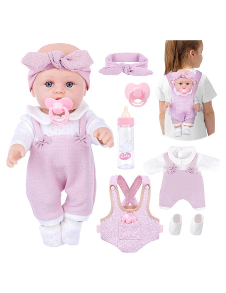 Juego de Muñeca 30 cm BDDOLL con Ropa y Accesorios Juego de Muñeca 30 cm BDDOLL con Ropa y Accesorios