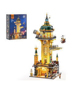 Torre de Observación Steampunk FUNWHOLE 2744 Pcs con Iluminación
