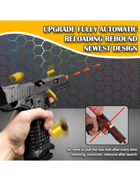 Pistola de Juguete Semiautomática LBDREXZ con Balas Blandas