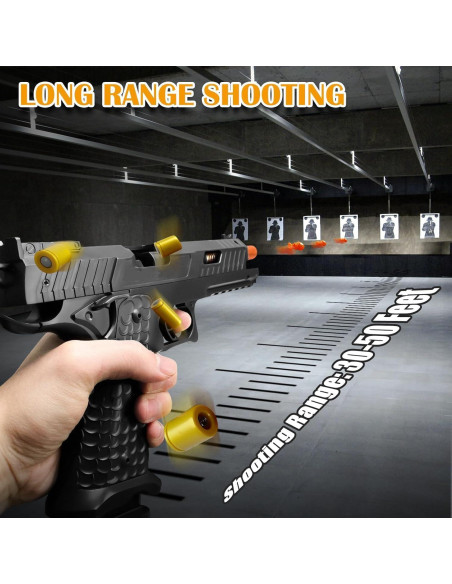Pistola de Juguete Semiautomática LBDREXZ con Balas Blandas