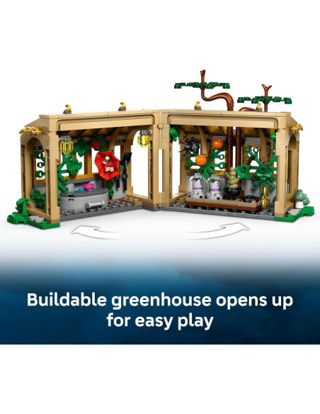 LEGO Harry Potter Clase de Herbología 76445 - Juguete 390 Piezas