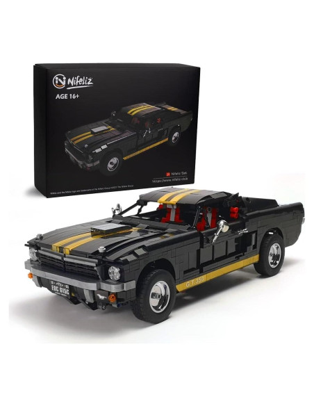 Set de Construcción Nifeliz Muscle Car 1965 GT350 1817 Piezas Set de Construcción Nifeliz Muscle Car 1965 GT350 1817 Piezas