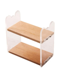 Estante de Libros Miniatura VOSAREA 5.9x5.6x3.1 cm Madera