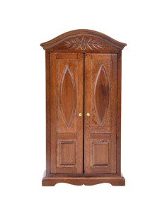 Armario de Madera Vintage KooingTech 1:12 Doble Puerta