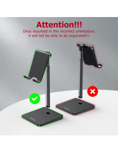 Soporte para Teléfono OMOTON Ajustable 3.5-7.0 pulgadas 2