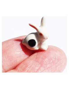 Figurita Conejito Cerámico Pintado a Mano 1.78cm - SSJSHOP
