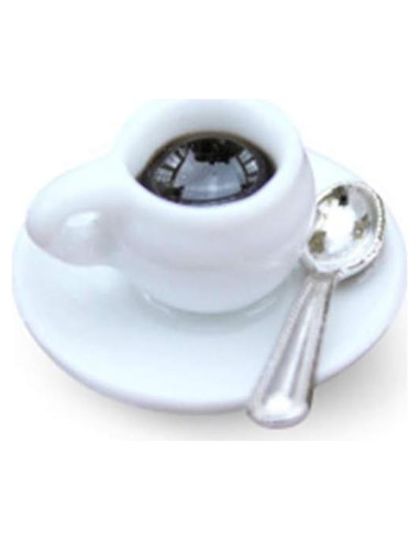 Accesorios Casa de Muñecas Wentoenapp Taza Café Miniatura 1:12