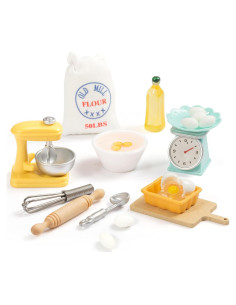 Accesorios para Casa de Muñecas SAMCAMI - Muebles Miniatura 1:12