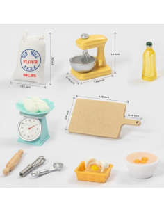 Accesorios para Casa de Muñecas SAMCAMI - Muebles Miniatura 1:12 2