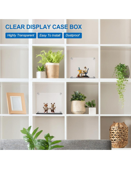 Caja de Exhibición Acrílica MECCANIXITY 10x10x25cm Transparente