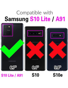 Funda billetera Furiet para Samsung Galaxy S10 Lite - Menta 2