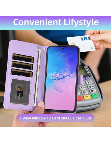 Funda billetera Furiet para Samsung Galaxy S10 Lite - Menta