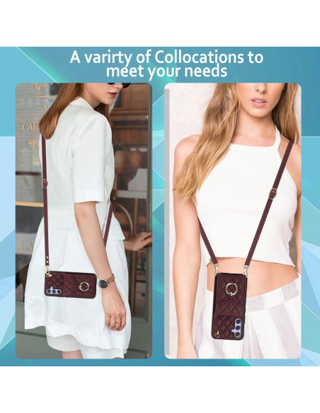 Funda Cartera QLTYPRI para Samsung Galaxy S25 - Rojo Vino Funda Cartera QLTYPRI para Samsung Galaxy S25 - Rojo Vino