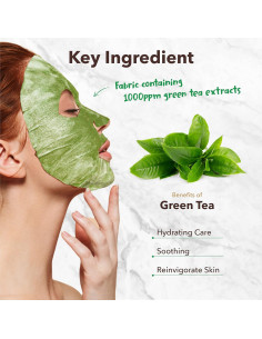 Mascarilla Burbujeante Purificante Verde O2 PUREDERM 5ea 25g 2