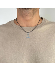 Collar Martillo de Thor MONGAS Plata Esterlina Árbol de la Vida 2
