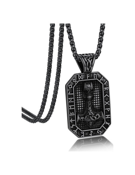 Collar de Péndulo Viking Bandmax con Martillo de Thor 51.5mm