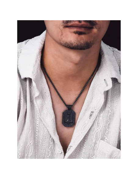 Collar de Péndulo Viking Bandmax con Martillo de Thor 51.5mm