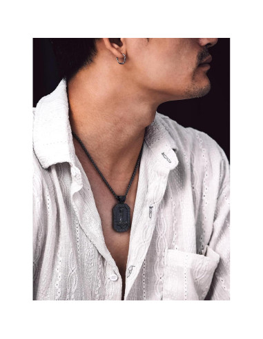 Collar de Péndulo Viking Bandmax con Martillo de Thor 51.5mm