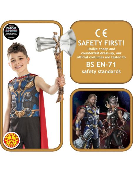 Hacha Stormbreaker de Thor Rubie's 30x3.2cm PVC Halloween Hacha Stormbreaker de Thor Rubie's 30x3.2cm PVC Halloween